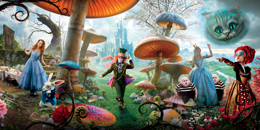 Disney Alice in Wonderland Checks